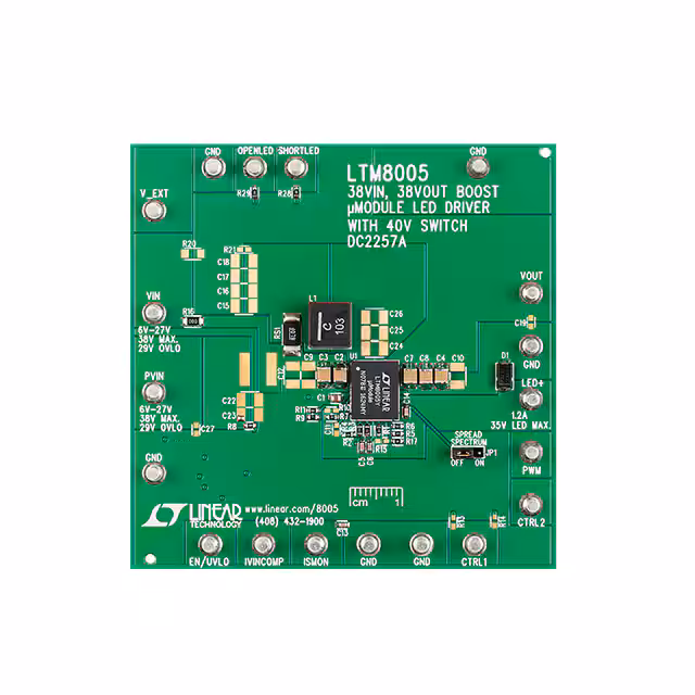 DC2257A Analog Devices Inc.  Cartes d'évaluation - Pilotes LED